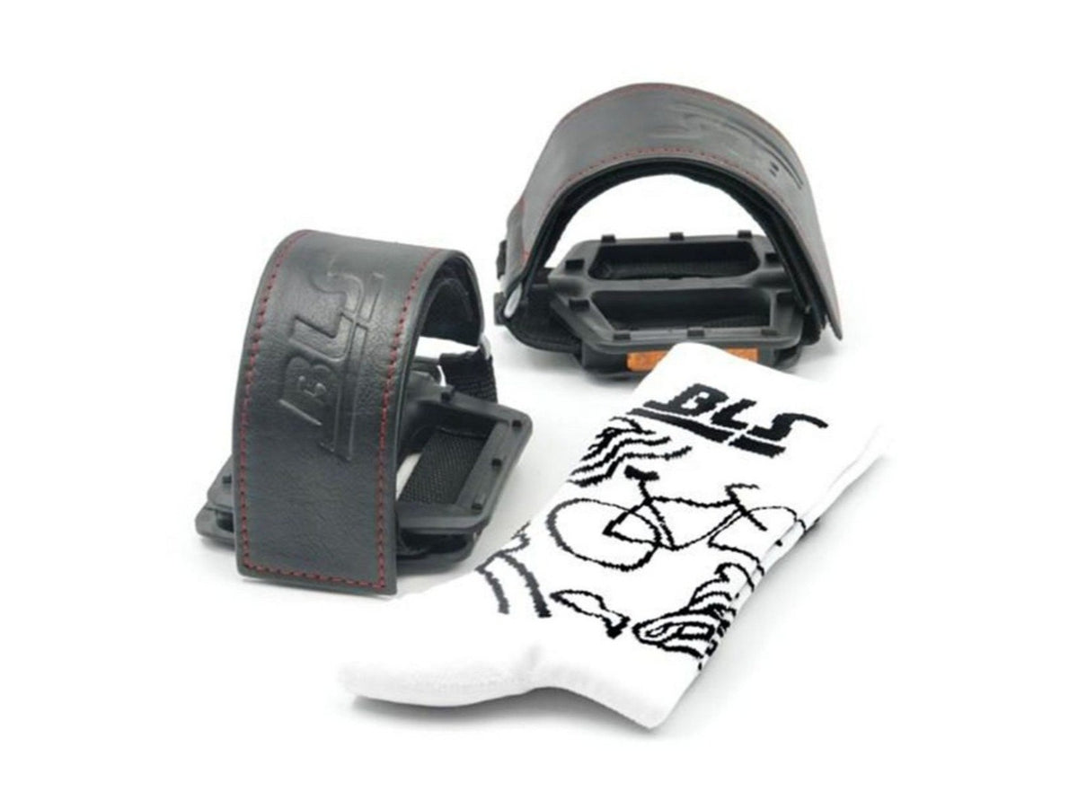 fixie pedalen Leather Fixie Straps & Socks - Fixie Bike
